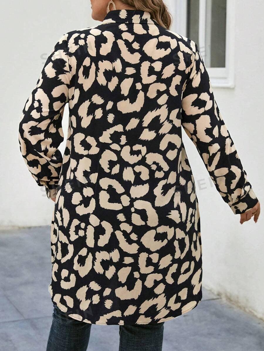 Burning Bones Animal Prinrted Rayon Top