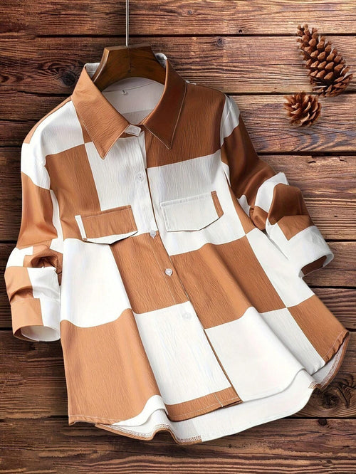 Burning Bones 2 TON LONG FULL SLEEVE WESTERN TOP SHIRT