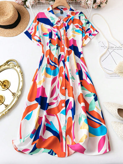 Burning Bones PRINTED TANK MIDI DRESS