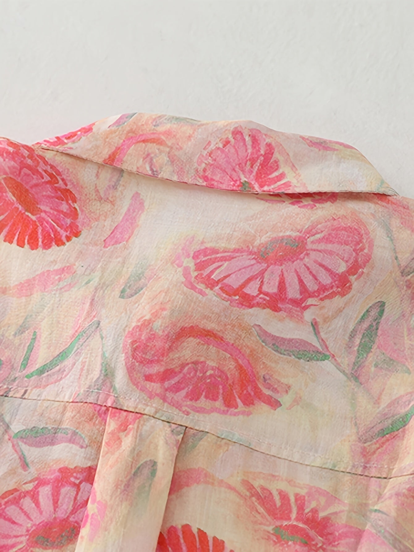 Burning Bones Multicolor Floral Print Cotton Shirt for Women | Lightweight Casual Button-Down