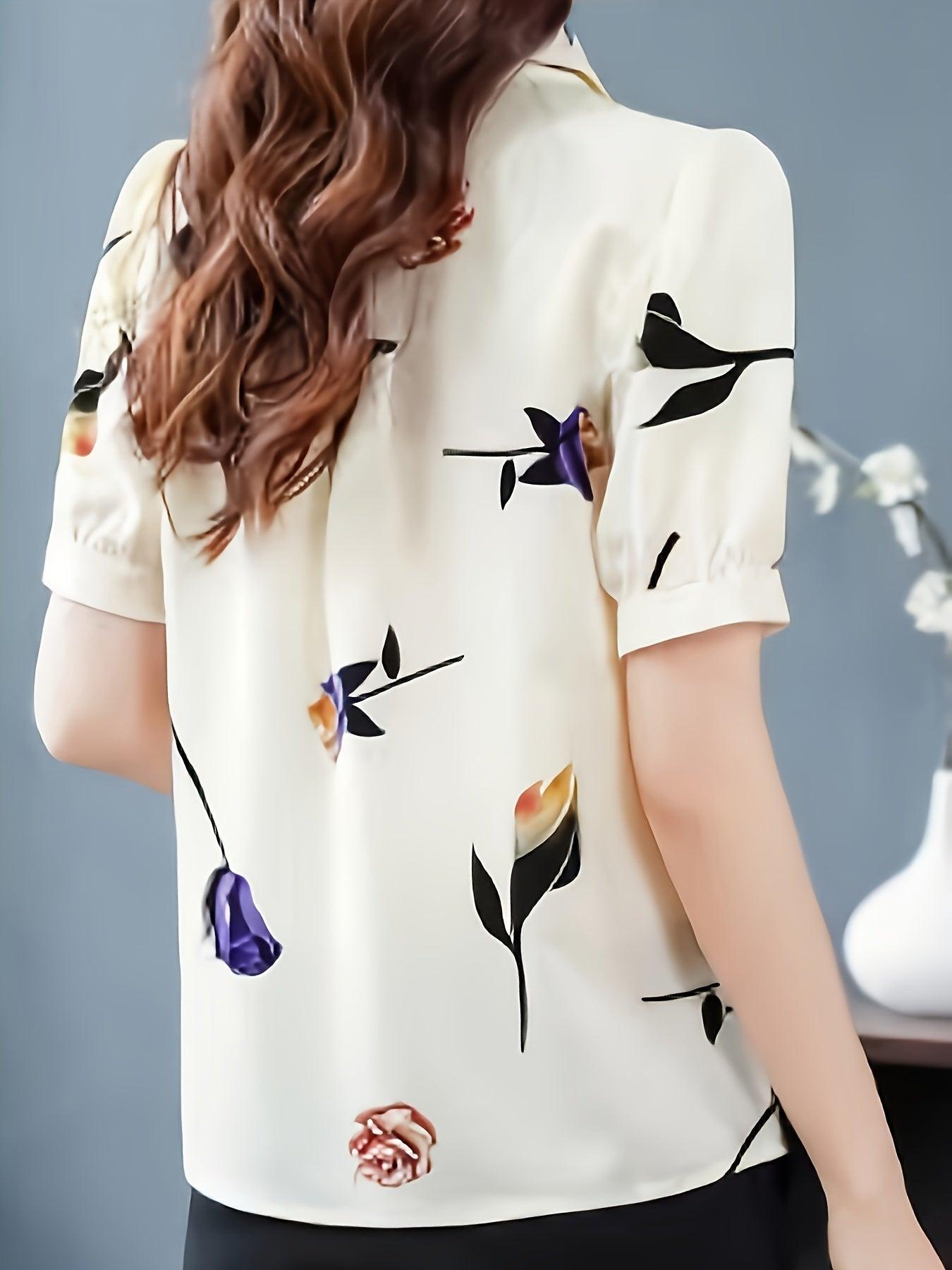 Burning Bones Women's Rayon Regular Fit Top | Western Shirt for Women Stylish Latest | Office Wear Crop Top Blouse